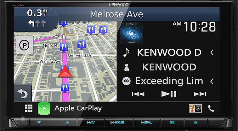 Kenwood DNX997XR Navigation DVD Receiver with Bluetooth & HD Radio