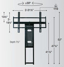 Sonora 173PEN Attachable TV Mount for Stand - Advance Electronics
