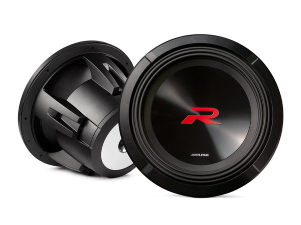 Alpine R-W12D4 R-Series 12" Subwoofer with Dual 4-OHM Voice Coils