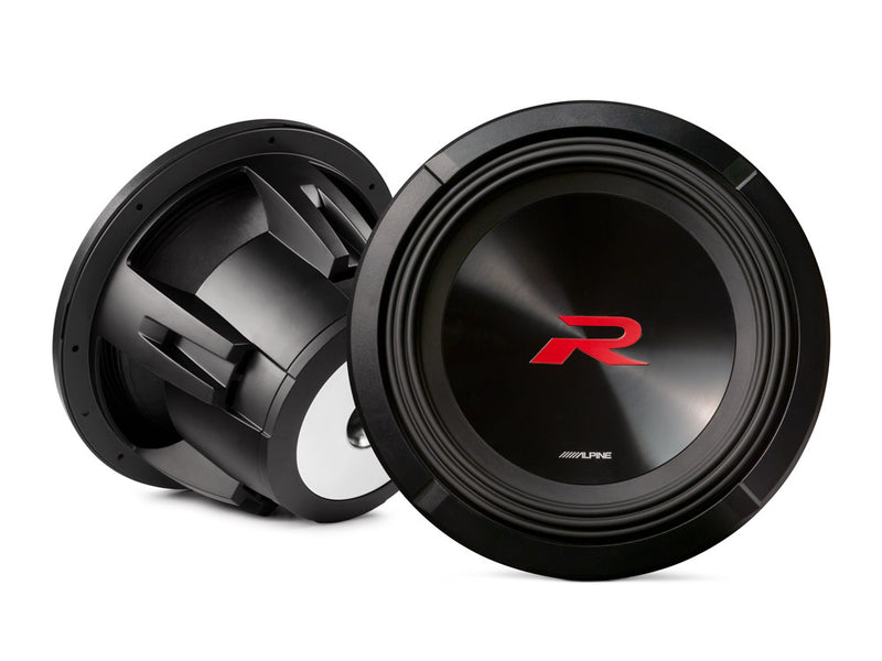 Alpine R2-W12D4 R-Series 12" Subwoofer with Dual 4-OHM Voice Coils